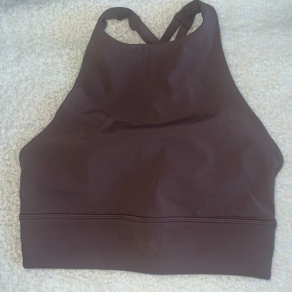 lululemon Energy High-Neck Longline Bra like new